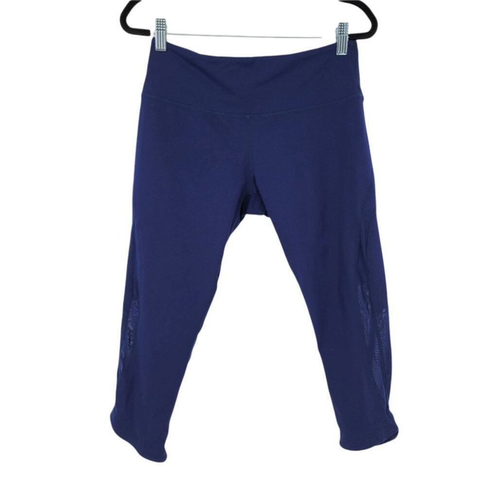 Lululemon Revitalize Crop (21") Stretch Blueberry Jam Leggings Size 8